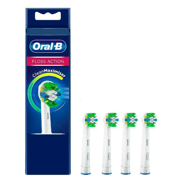 фото Насадки для зубной щетки oral-b floss action, 4 шт (eb25-4) braun