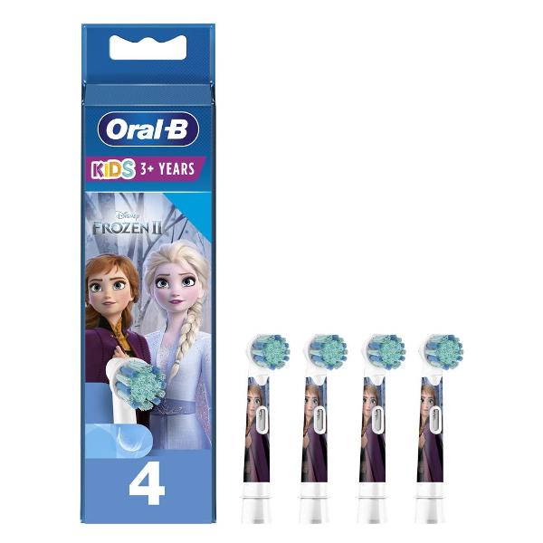 фото Насадки для зубной щетки oral-b kids frozen, 4 шт (eb10s) braun