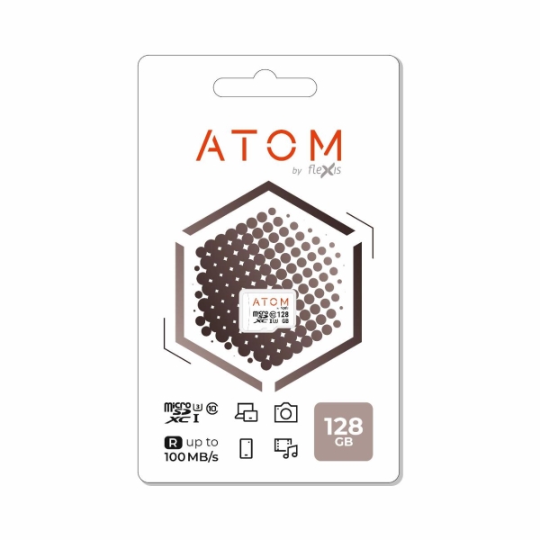 фото Карта памяти microsdxc 128gb (amsdu3) atom