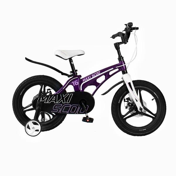 фото Велосипед детский cosmic делюкс, 16", фиолетовый (msc-c1617d) maxiscoo