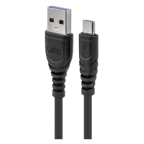 фото Кабель usb-microusb, 3a, 1,2m black (bc007m) mirex