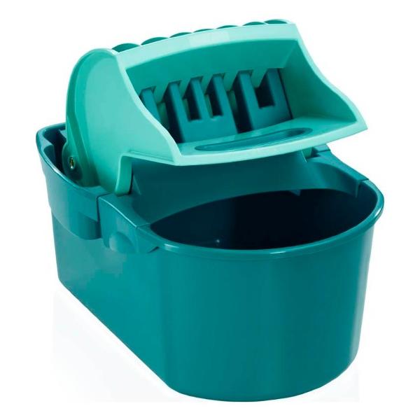 фото Ведро для мытья полов profi compact, с прессом для отжима, 8 л green (55080) leifheit