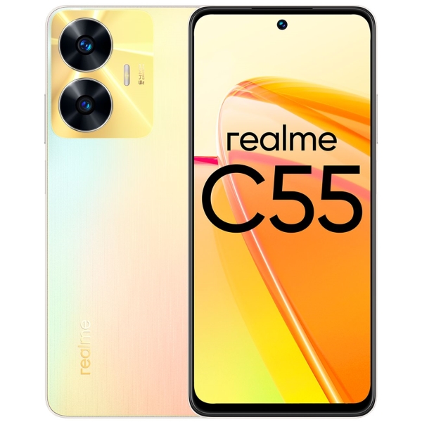 фото Смартфон c55 6+128gb sunshower (rmx3710) realme