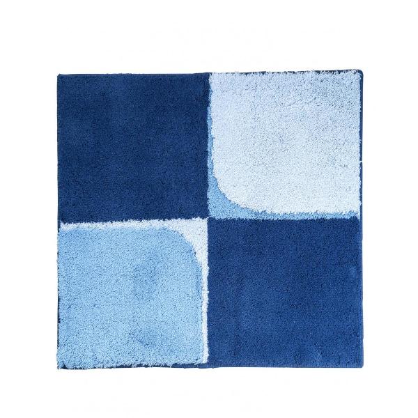 фото Коврик для ванной quad, 55х50 см, синий (7106803) ridder