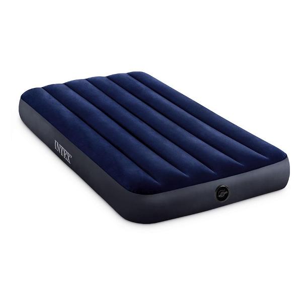 фото Надувной матрас classic downy airbed fiber-tech, 76х191х25 см (64756) intex