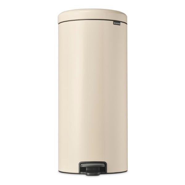 фото Мусорный бак newicon, с педалью, 30 л, бежевый (149962) brabantia