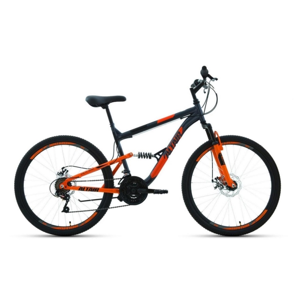 фото Велосипед mtb fs 26 2.0 disc, рама 16", серый (rbkt1f16e015) altair