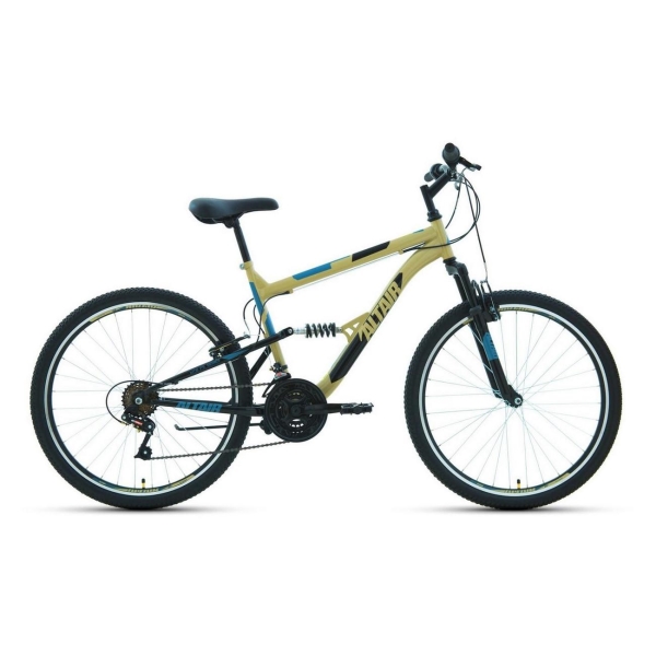 фото Велосипед mtb fs 26 1.0, рама 18", бежевый (rbkt1f16e007) altair