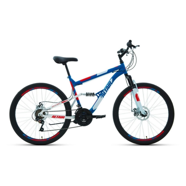 фото Велосипед mtb fs 26 2.0 disc, рама 18", синий (rbkt1f16e019) altair