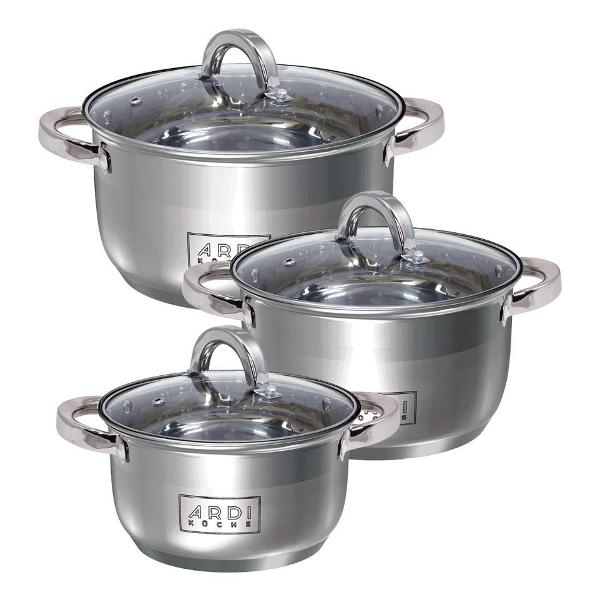 фото Набор кастрюль 6 предметов (ar-6612) ardi kuche