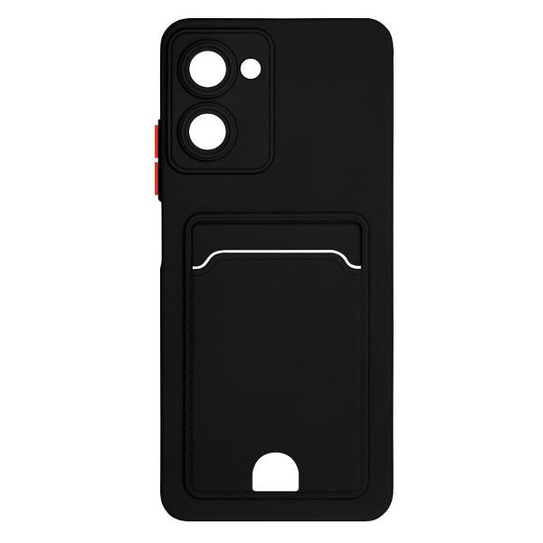 фото Чехол для realme 10 pro 5g black (rmcardcase-07) df