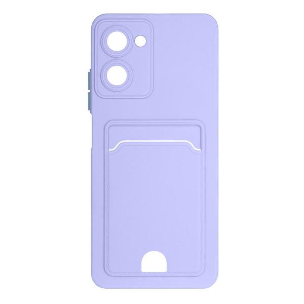 фото Чехол для realme 10 pro 5g violet (rmcardcase-07)) df