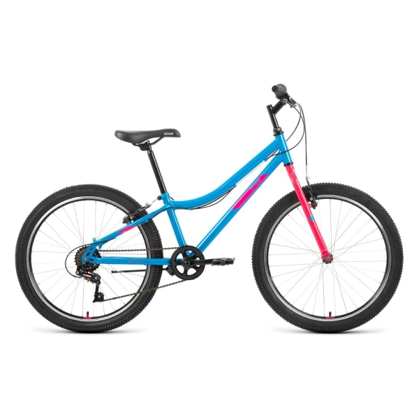 фото Велосипед mtb ht 24" 1.0, голубой/розовый (ibk22al24091) altair