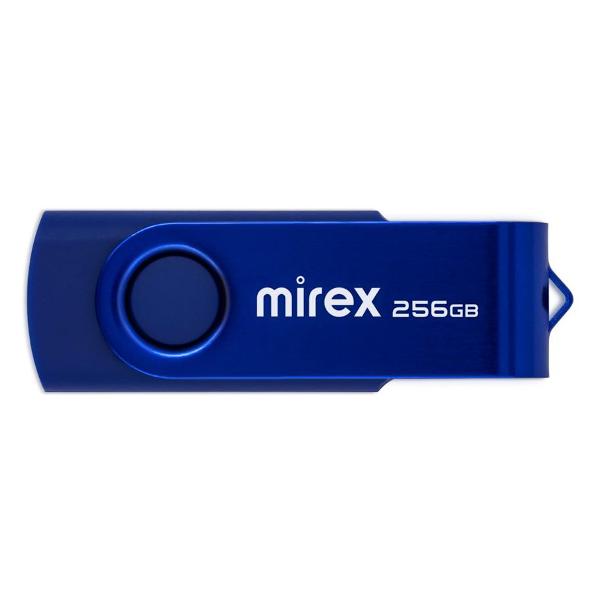 фото Usb-флешка swivel 256gb usb2.0 deep blue (13600-fmusb256) mirex