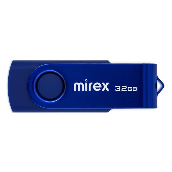 фото Usb-флешка swivel 32gb usb2.0 deep blue (13600-fmusdb32) mirex