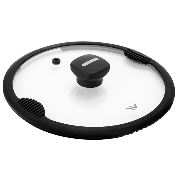 фото Крышка gris сlair, с силиконовым ободом, 22 см (vs4302) vensal