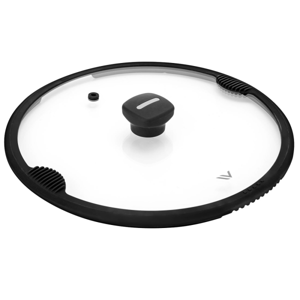 фото Крышка gris clair, с силиконовым ободом, 28 см (vs4305) vensal