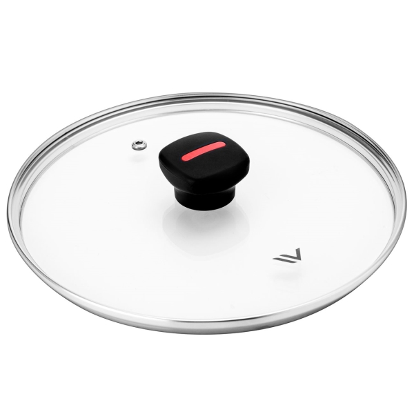 фото Крышка roche, с ободом из нержавеющей стали, 22 см (vs4308) vensal