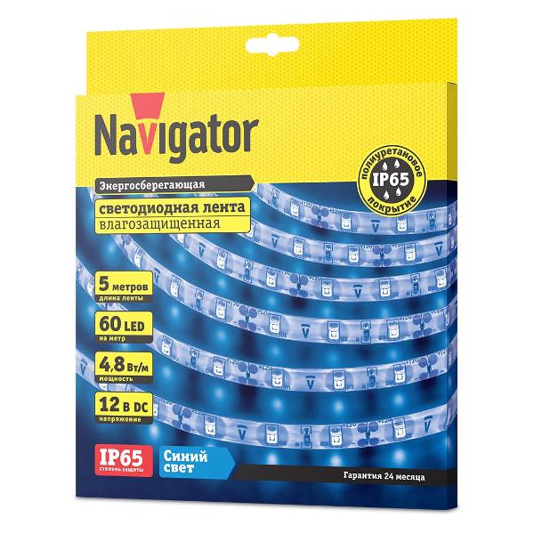 фото Светодиодная лента nls-3528b60-4.8-ip65-12v r5 (71404) navigator