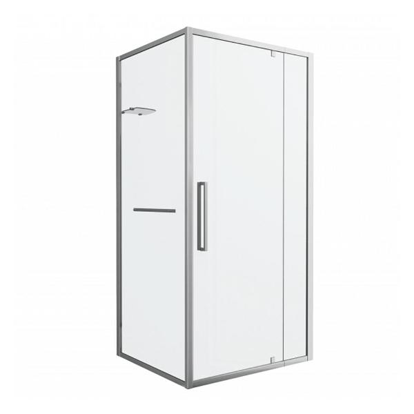 фото Душевой уголок line, 90х90х200 см, профиль хром (bs090.2116a) bravat