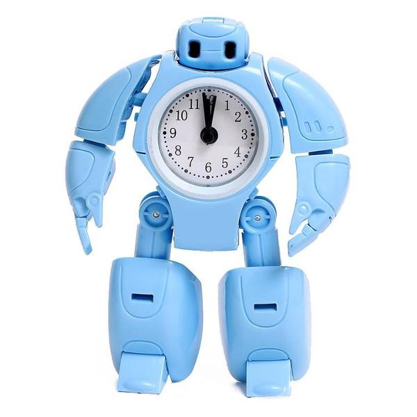 фото Робот-часы "будильник", со звуковыми эффектами, голубой (7516566) iq-bot
