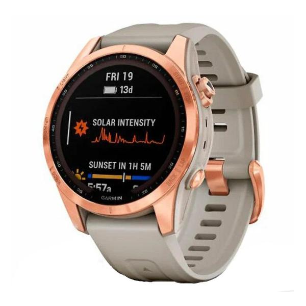 фото Смарт-часы fenix 7s solar wi-fi rose gold/sand garmin