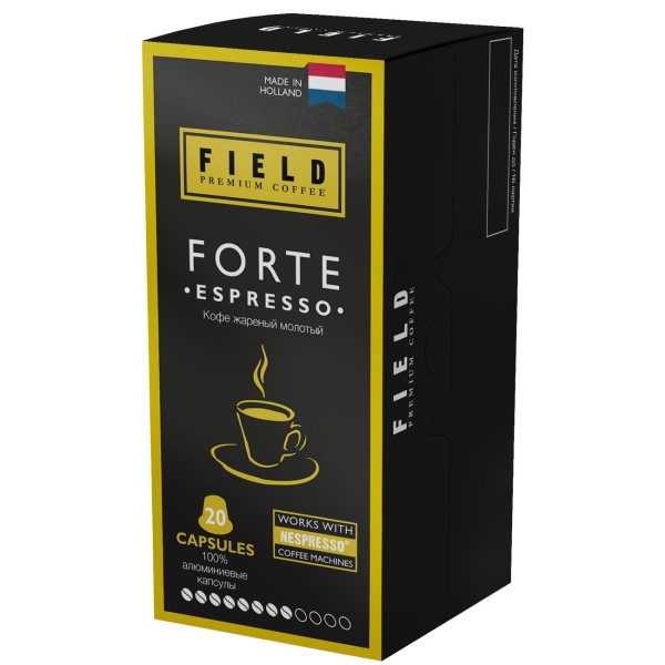 фото Кофе в капсулах forte espresso, 20 шт field