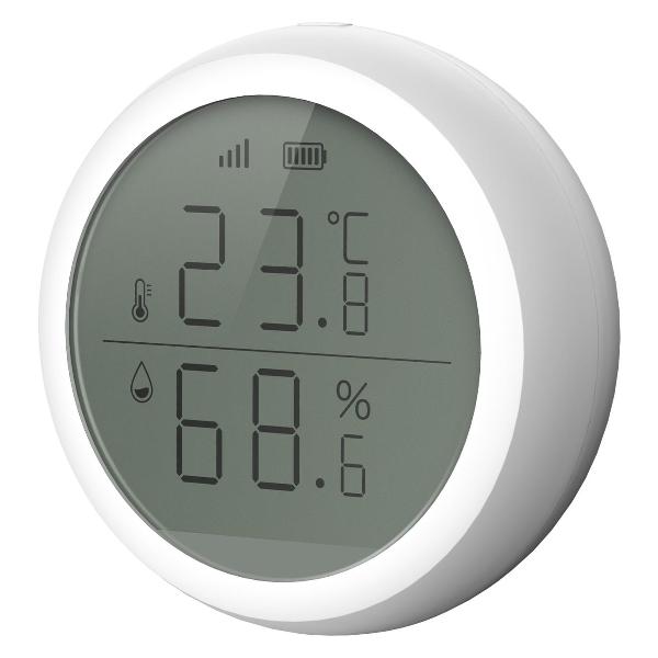 фото Датчик температуры и влажности воздуха zigbee white sls