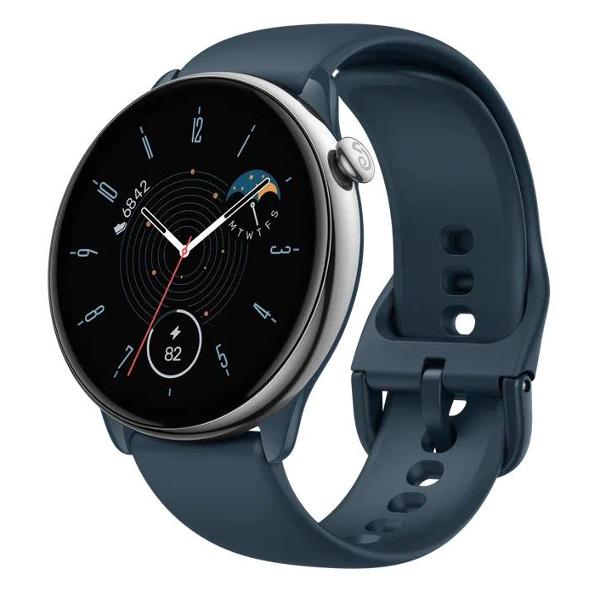 фото Смарт-часы gtr mini silver/blue amazfit