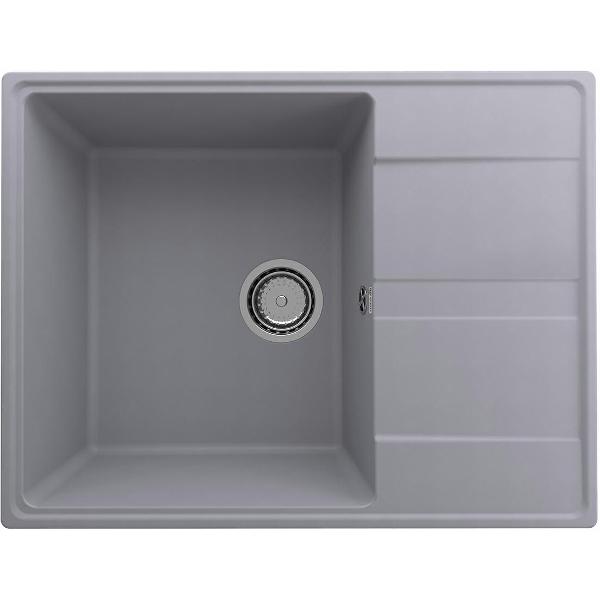 фото Мойка кухонная quartz prima 650, бетон (u-205-641) ulgran