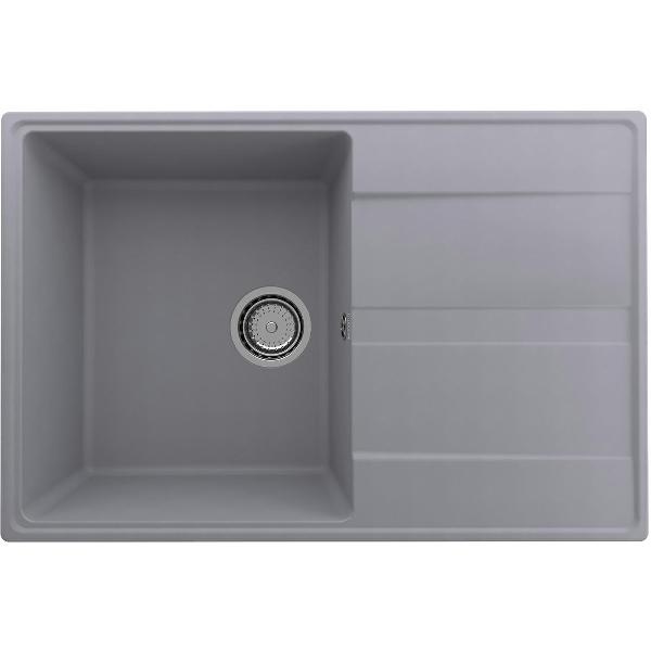 фото Мойка кухонная quartz prima 750, бетон (u-205-753) ulgran