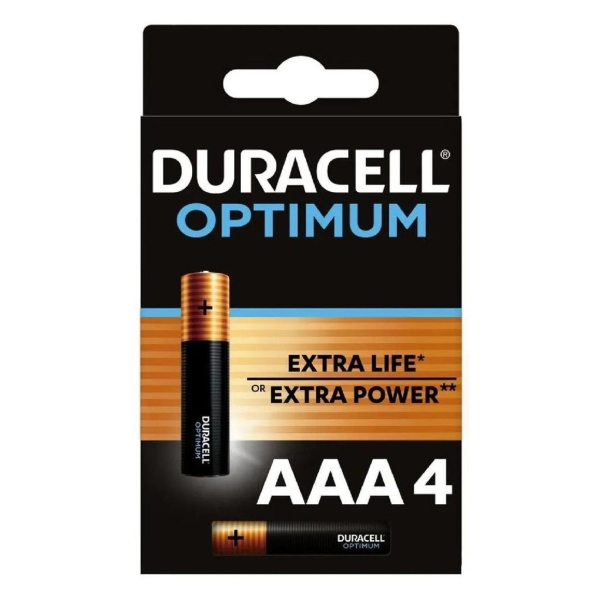 фото Батарейки optimum, lr03 (ааа), 4 шт (00000414160) duracell