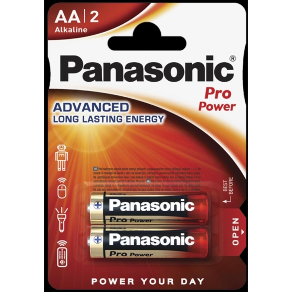 фото Батарейки lr6 (aa), 1,5 в, 2 шт (lr6xeg/2bp) panasonic