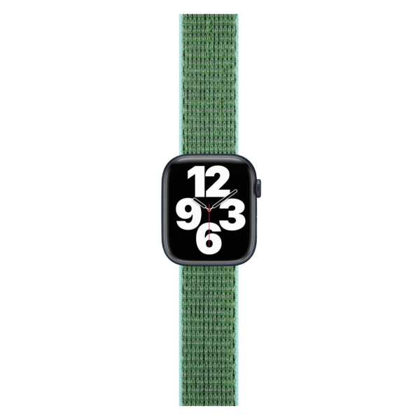 фото Ремешок для apple watch s3-s8/se/ultra №5, нейлон, 42-44mm olive (ут000032859) red line