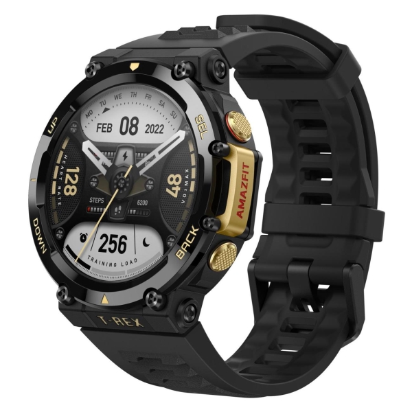 фото Смарт-часы t-rex 2 astro black & gold amazfit