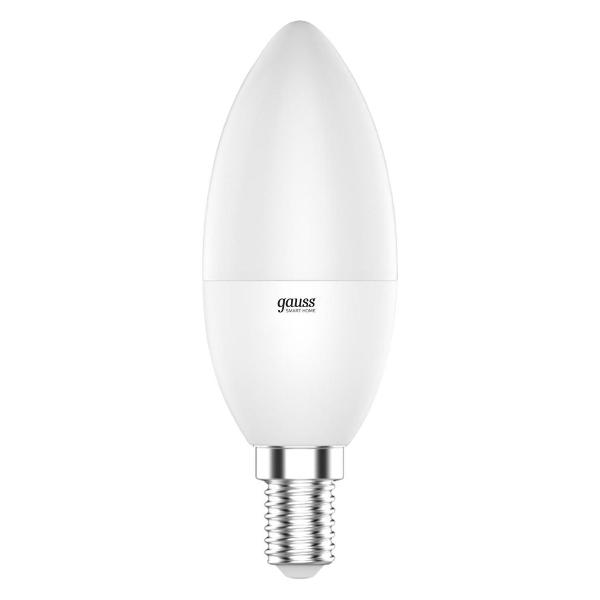 фото Умная лампа smarthome c37 5w 470лм e14 dim (1100112) gauss