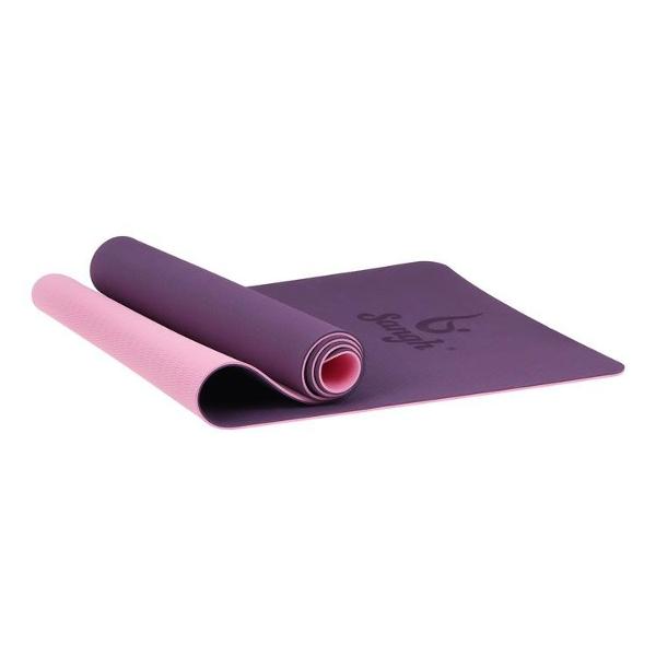 фото Коврик для йоги 183х61х0,6 см, фиолетовый (4466005) sangh