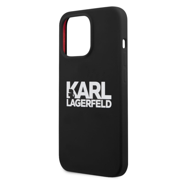 фото Чехол для iphone 13 pro max, черный (klhcp13xslklrbk) karl lagerfeld