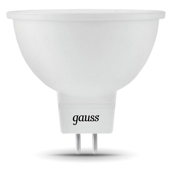 фото Светодиодная лампа mr16 7w 600lm 3000k gu5.3 led (101505107) gauss