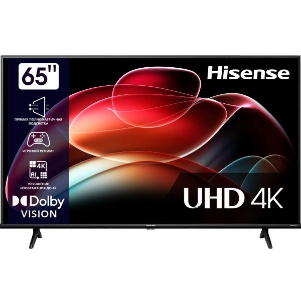 фото Ultra hd (4k) led телевизор 65" 65a6k hisense