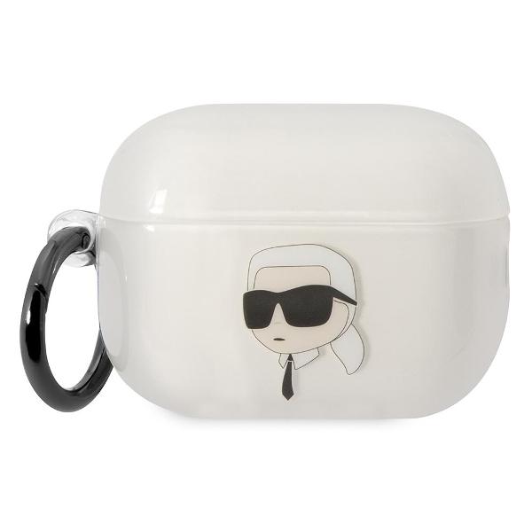 фото Чехол для airpods pro 2, с карабином tpu (klap2hniktct) karl lagerfeld