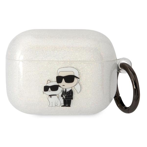 фото Чехол для airpods pro, с блестками tpu (klaphnkctgt) karl-lagerfeld