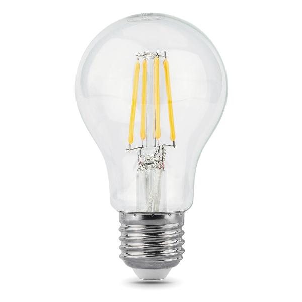 фото Светодиодная лампа led filament a60 e27 8w 4100к (102802208) gauss