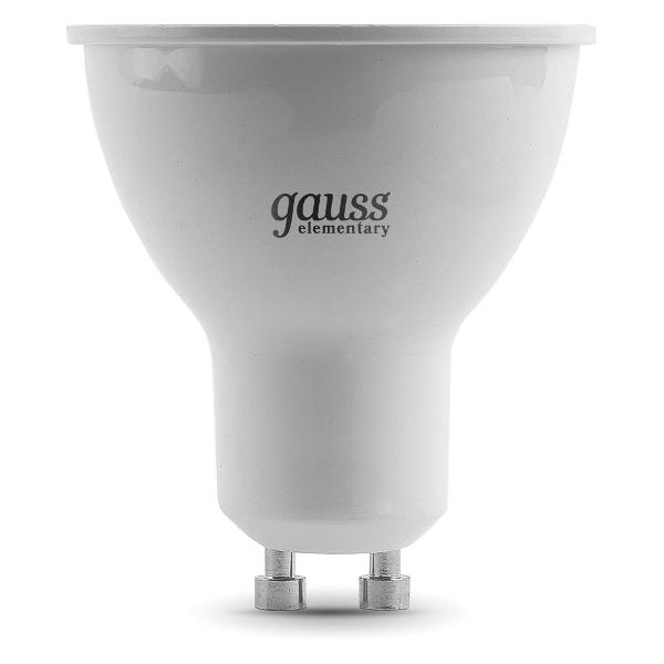 фото Светодиодные лампы led elementary mr16 gu10 7w 550lm 4100к, 10 шт (13627) gauss