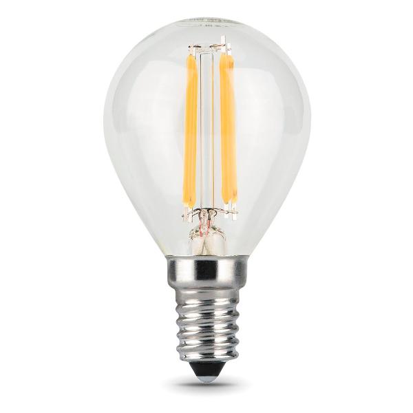 фото Светодиодные лампы led filament globe e14 9w 4100k, 10 шт (105801209) gauss