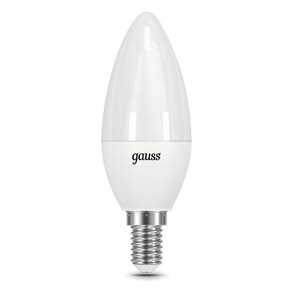 фото Светодиодная лампа led candle e14 6.5w 4100к (103101207) gauss