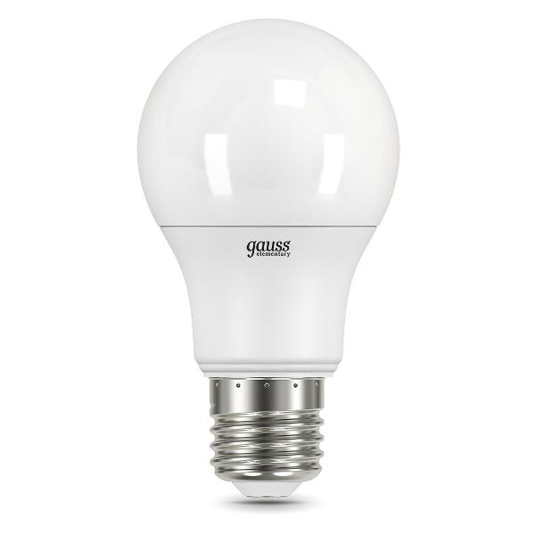 фото Светодиодные лампы led a60 7w e27 2700k, 10 шт (23217a) gauss