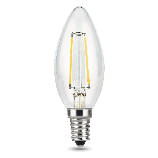 фото Светодиодные лампы led filament "свеча" 11w 810lm 2700к е14, 10 шт (103801111) gauss