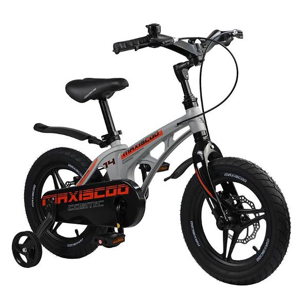 фото Велосипед детский cosmic делюкс плюс 14", серый (msc-c1423d) maxiscoo