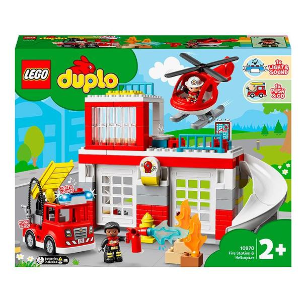 фото Конструктор duplo town: пожарная часть и вертолёт (10970) lego